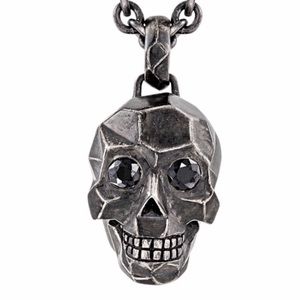 JOHN HARDY BLACK SAPPHIRE EYE SKULL NECKLACE